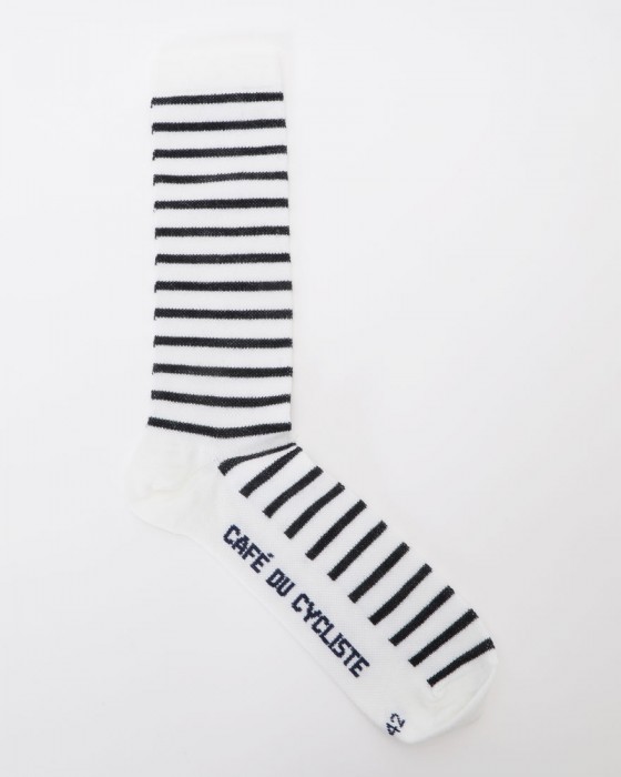 Cafe du Cyclisteボーダーメリノソックス【BRETON SOCKS】02l