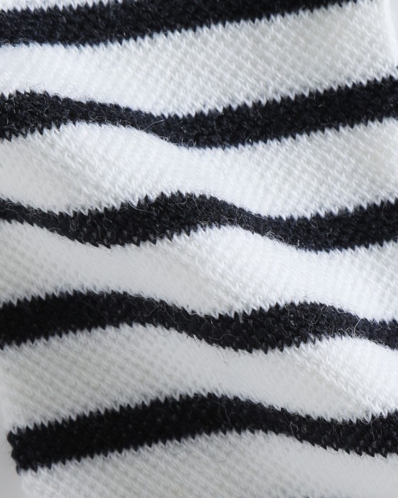 Cafe du Cyclisteボーダーメリノソックス【BRETON SOCKS】07l