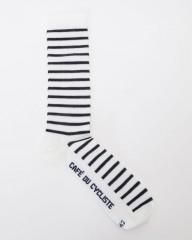Cafe du Cyclisteボーダーメリノソックス【BRETON SOCKS】mb_02l