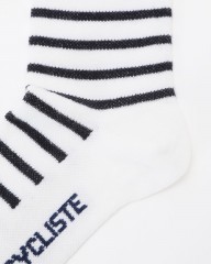 Cafe du Cyclisteボーダーメリノソックス【BRETON SOCKS】mb_05l