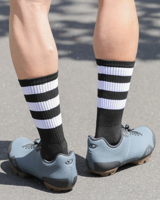 Cafe du Cyclisteボーダーサイクルソックス【Skate Socks】12l