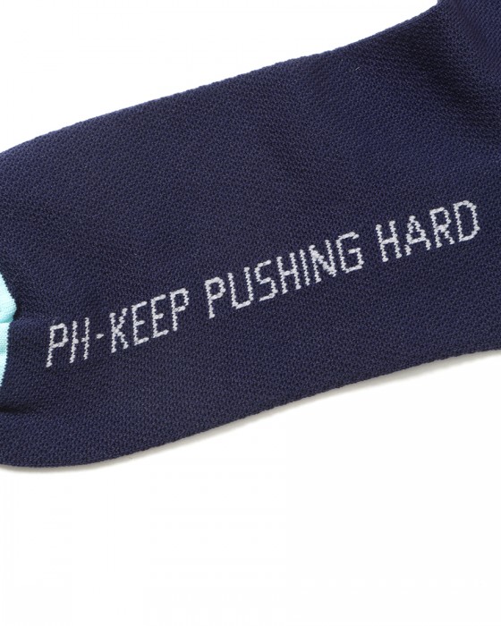 Push Hardサイクルソックス【BLADE STRIPES Blue】04l
