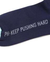Push Hardサイクルソックス【BLADE STRIPES Blue】mb_04l