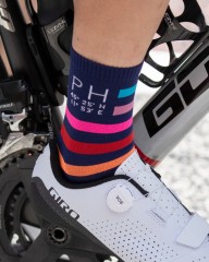 Push Hardサイクルソックス【BLADE STRIPES Blue】mb_10l