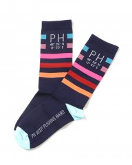 Push Hardサイクルソックス【BLADE STRIPES Blue】mb_c0