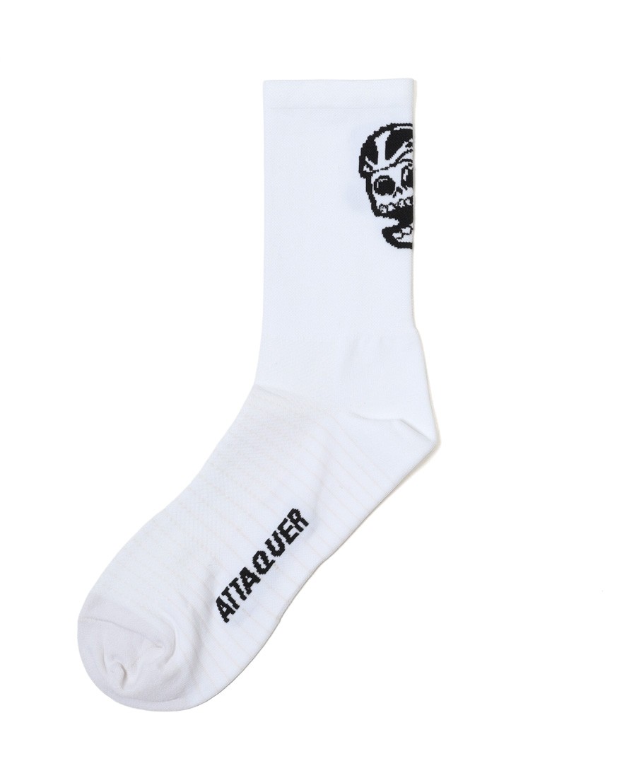 ATTAQUERサイクルソックス【Skull Logo Socks】04l