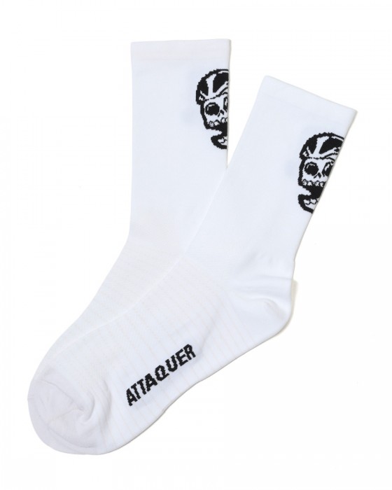 ATTAQUERサイクルソックス【Skull Logo Socks】c1