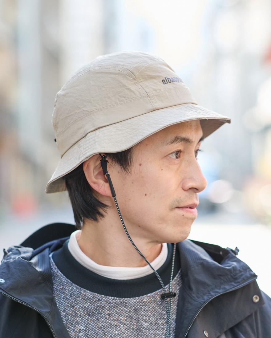ALBA OPTICSパッカブル ハット【BUCKET PACKABLE HAT】23l