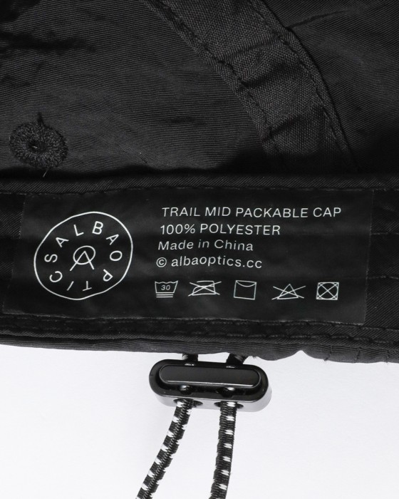 ALBA OPTICSパッカブル キャップ【TRAIL MID PACKABLE CAP】14l