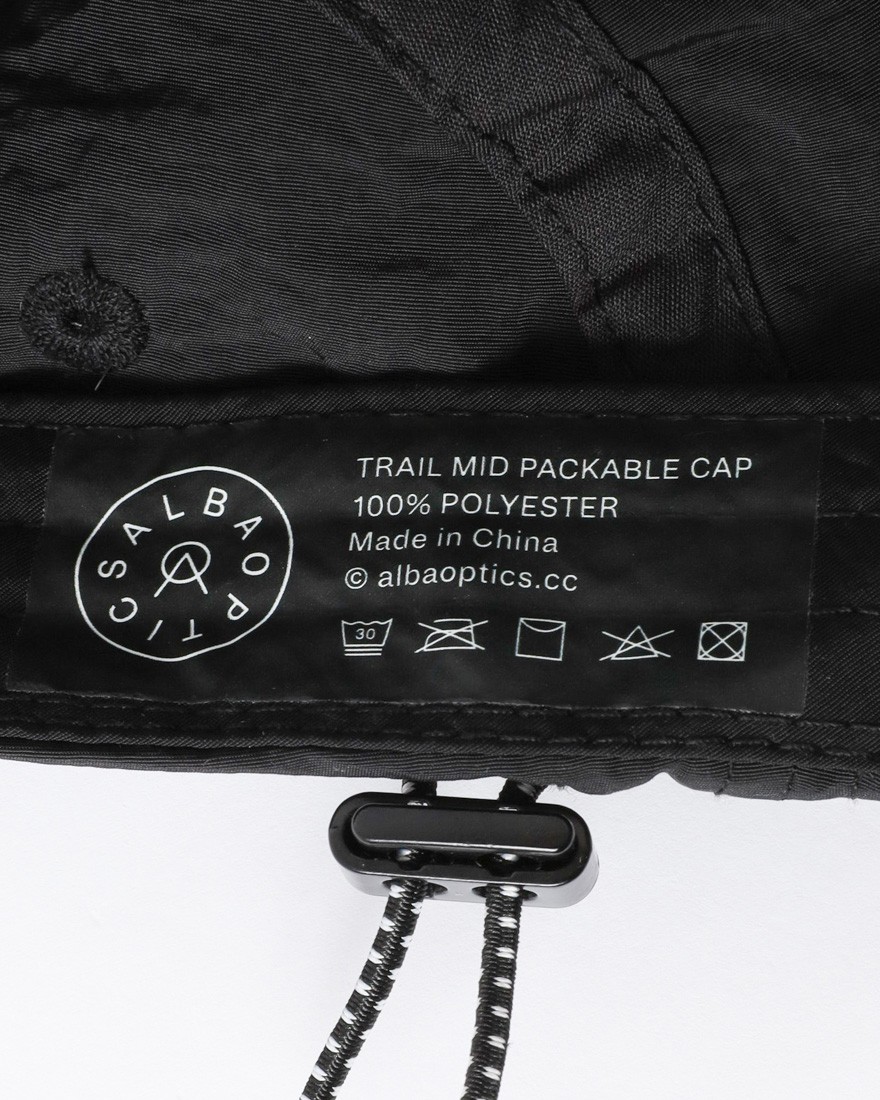 ALBA OPTICSパッカブル キャップ【TRAIL MID PACKABLE CAP】14l