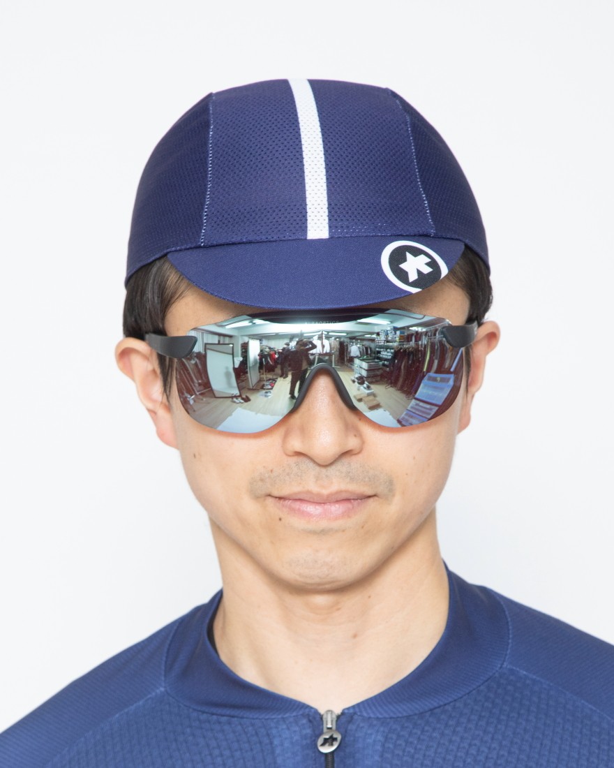 ALBA OPTICS STRATOS スノウフレーム/ブルーミラーレンズ