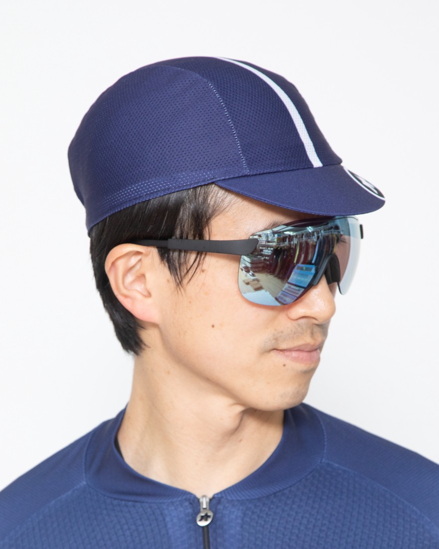 ALBA OPTICS STRATOS スノウフレーム/ブルーミラーレンズ