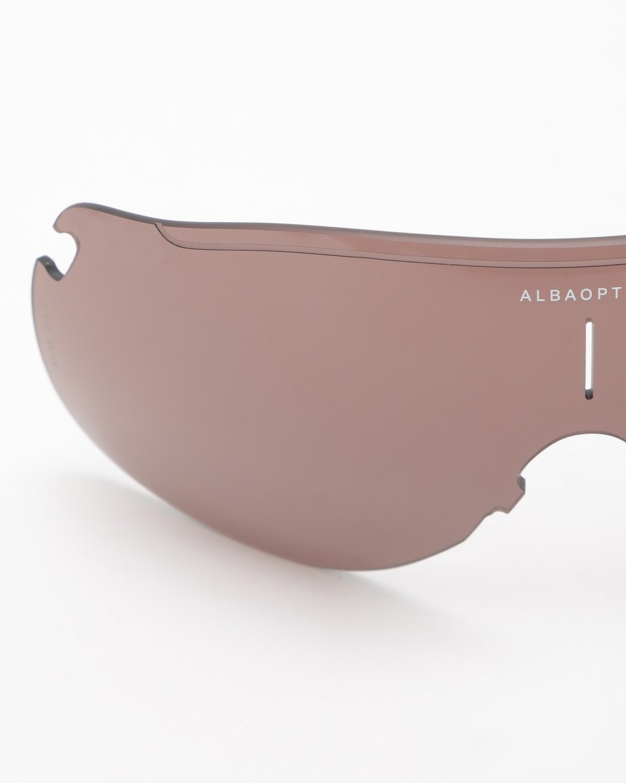 ALBA OPTICS STRATOS スノウフレーム/ブルーミラーレンズ