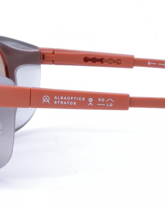 ALBA OPTICSソロ シルバーミラーレンズ サングラス 【SOLO VZUM MR ALU】05l