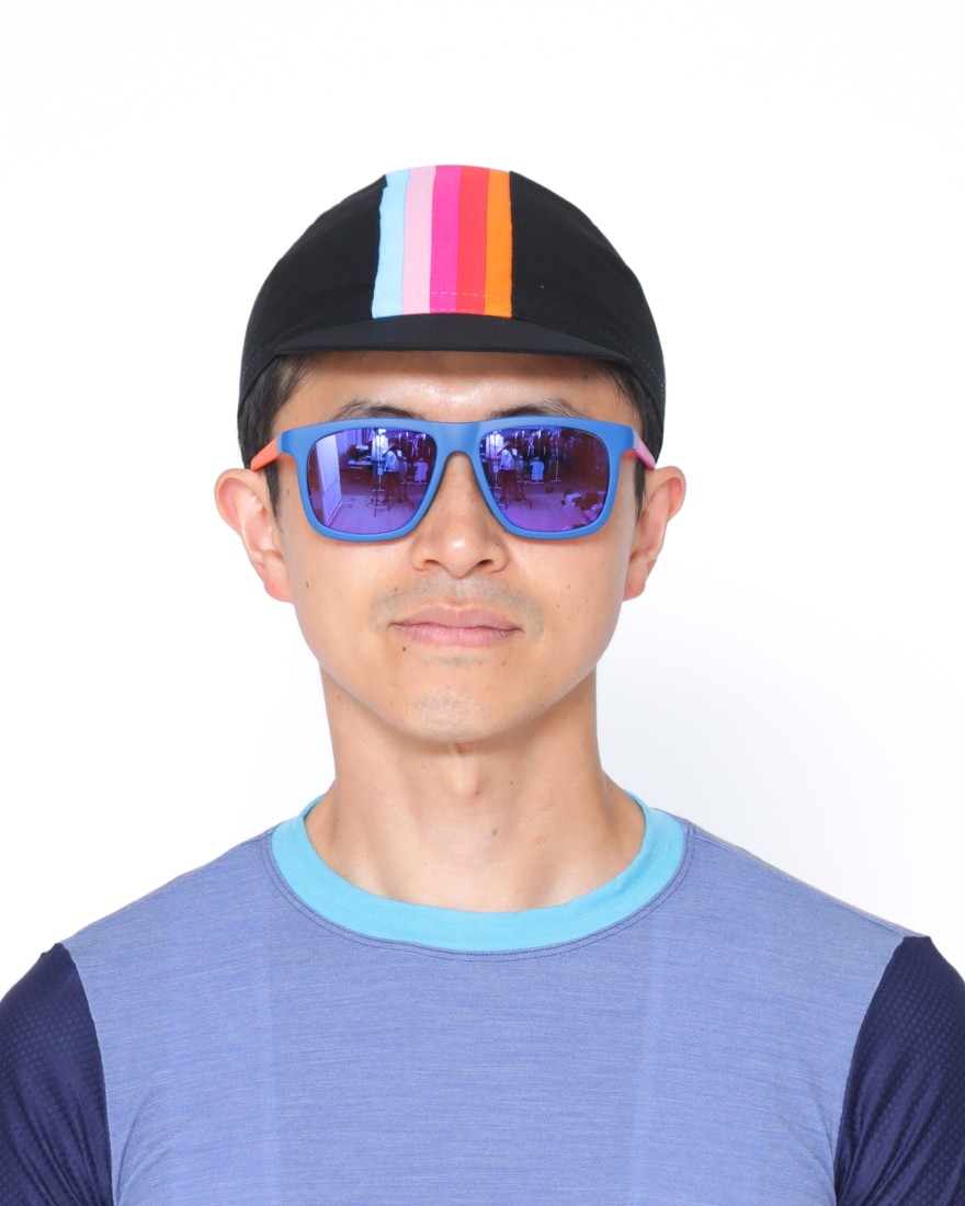 ALBA OPTICS＜限定＞アヌマバイブ パープルミラーレンズ サングラス 【ANVMA VIBE VZUM ML PLASMA】16l