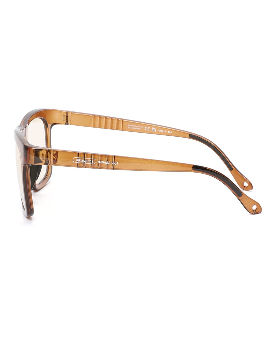 ALBA OPTICSアヌマV.01 調光シルバーミラーレンズ サングラス【ANVMA V.01 VZUM F-LENS RKT】07l