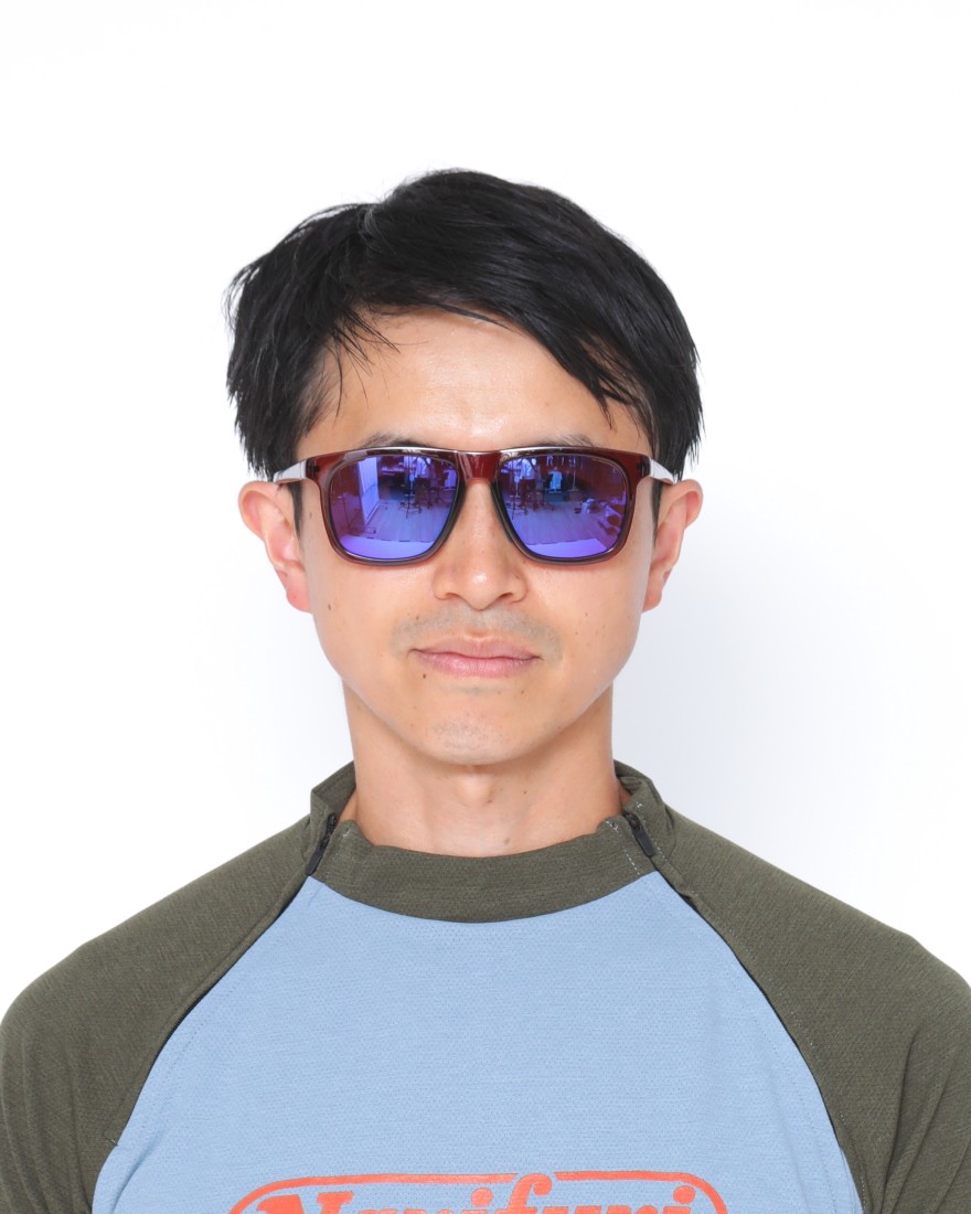 ALBA OPTICSアヌマ パープルミラーレンズ サングラス 【ANVMA VZUM ML PLASMA】21l