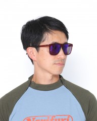 ALBA OPTICSアヌマ パープルミラーレンズ サングラス 【ANVMA VZUM ML PLASMA】mb_23l