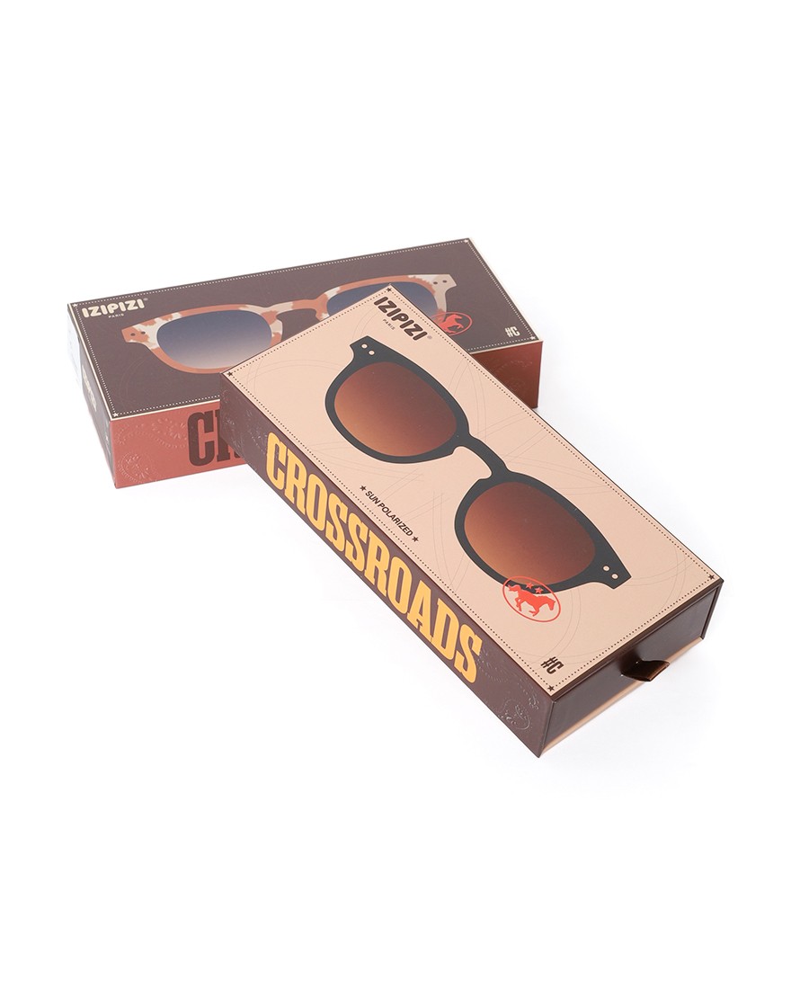 IZIPIZI偏光サングラス【CROSSROADS SUN #C】18l