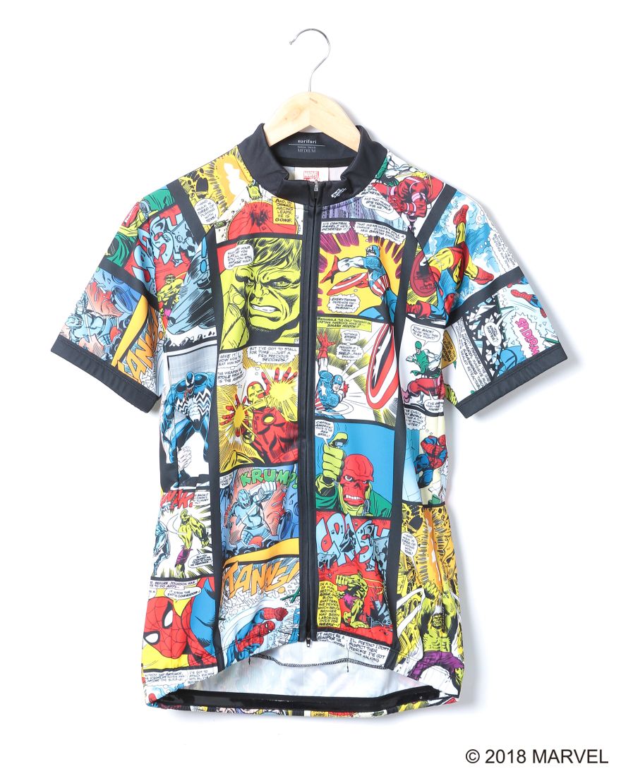 Narifuri Marvel サイクルジャージ Comic Nfmv 02 Narifuri ナリフリ Tokyolife