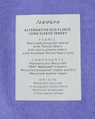 Isadoreロングスリーブジャージ【Alternative Eco Fleece Long Sleeve Jersey】mb_18l
