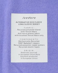 Isadoreレディースロングスリーブジャージ【Alternative Eco Fleece Long Sleeve Jersey】mb_19l