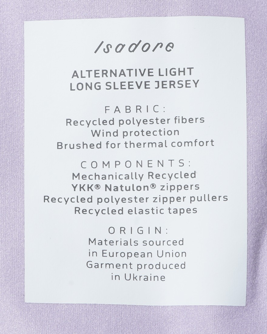Isadoreレディースロングスリーブジャージ【Alternative Light Long Sleeve Jersey2.0】19l