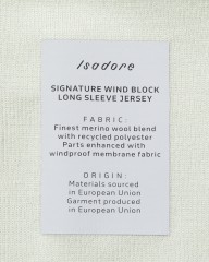 Isadoreレディースロングスリーブジャージ【Signature Wind Block Long Sleeve Jersey】mb_17l