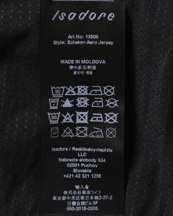 Isadoreショートスリーブジャージ【Echelon Aero Jersey 2.0】27l