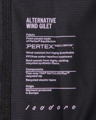 Isadoreレディース軽量ウインドジレ【Alternative Wind Gilet】mb_15l