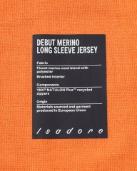 Isadoreロングスリーブジャージ【Debut Merino Long Sleeve Jersey】mb_22l