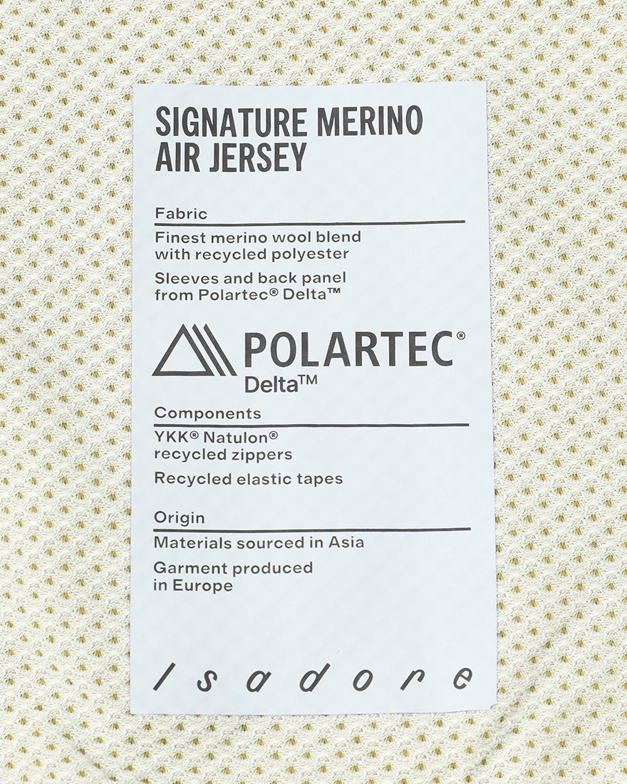 Isadoreショートスリーブジャージ【Signature Merino Air Jersey】24l