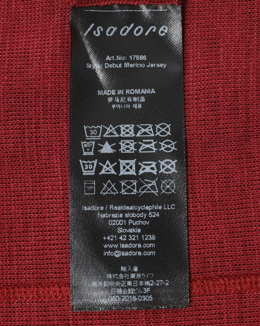 Isadoreショートスリーブジャージ【Debut Merino Jersey】27l