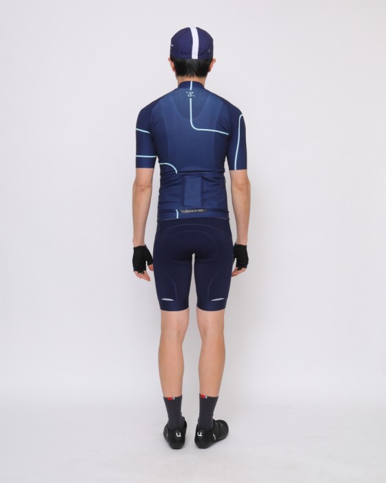 Peloton de Parisショートスリーブジャージ【Domestique TRON SS JERSEY】25l