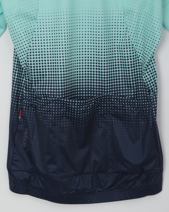 Velocioレディースショートスリーブジャージ【Women's Halftone Ultralight Jersey】12l