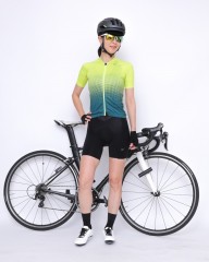 Velocioレディースショートスリーブジャージ【Women's Halftone Ultralight Jersey】mb_ma