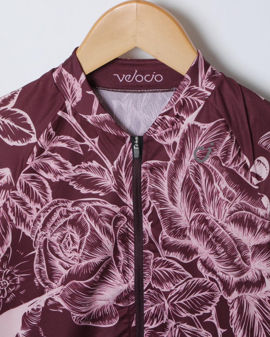 Velocioレディースショートスリーブジャージ【Women's Luna Floral SE Jersey】02l