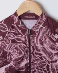 Velocioレディースショートスリーブジャージ【Women's Luna Floral SE Jersey】mb_02l