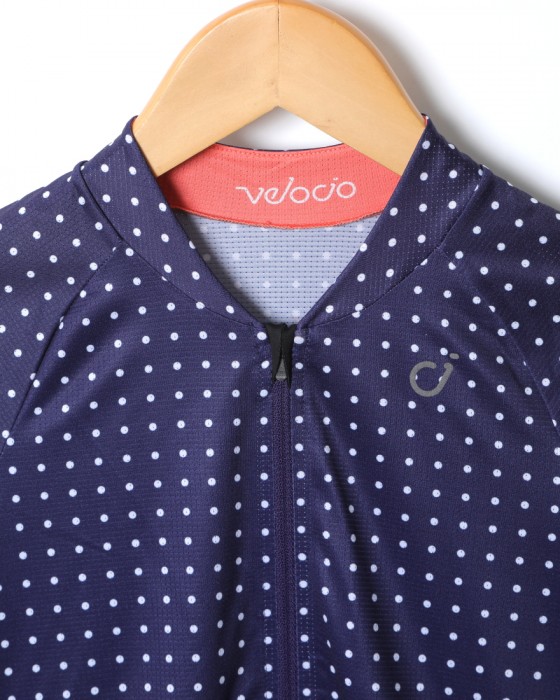 Velocioレディースショートスリーブジャージ【Women's Grid Dot Ultralight Jersey】02l