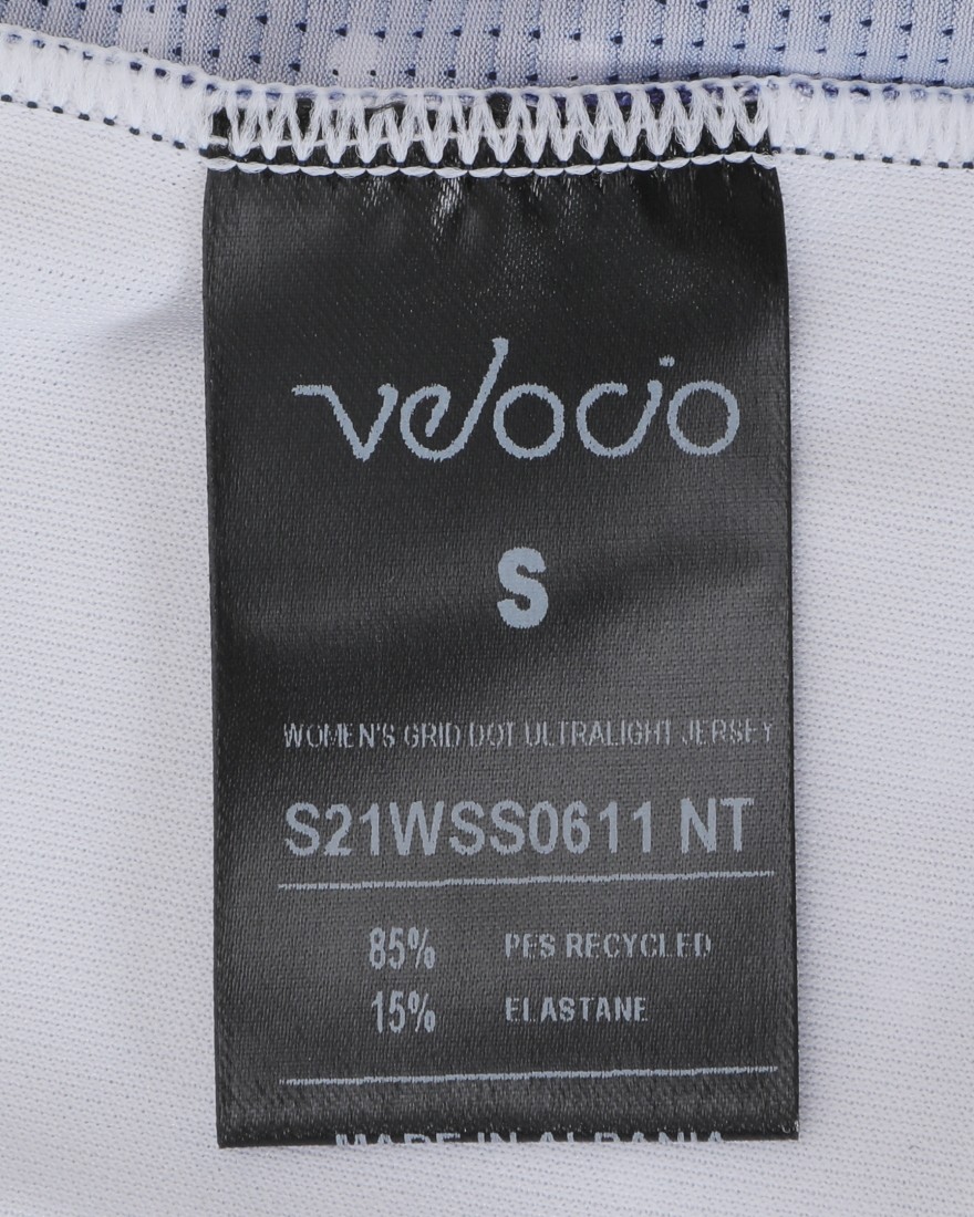 Velocioレディースショートスリーブジャージ【Women's Grid Dot Ultralight Jersey】16l