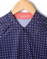 Velocioレディースショートスリーブジャージ【Women's Grid Dot Ultralight Jersey】mb_02l