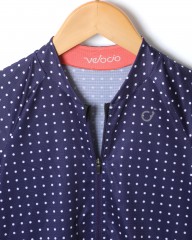Velocioレディースショートスリーブジャージ【Women's Grid Dot Ultralight Jersey】mb_03l