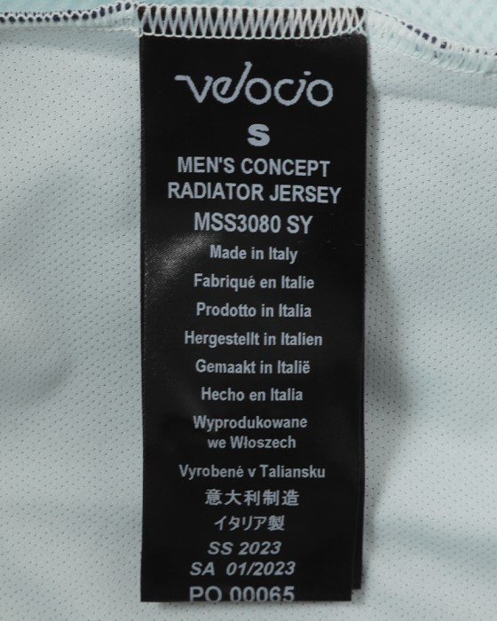 Velocioショートスリーブジャージ【MEN'S CONCEPT RADIATOR JERSEY】17l