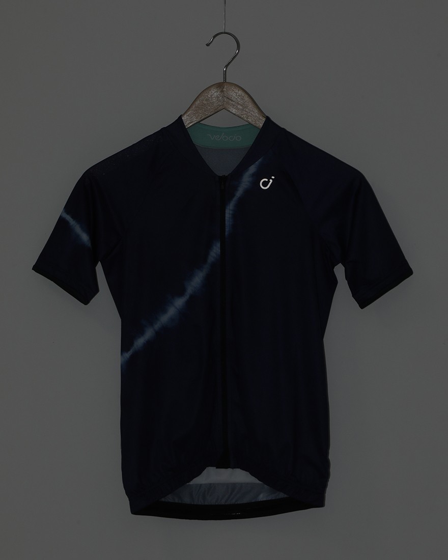 Velocioレディースショートスリーブジャージ【WOMEN'S INDIGO DYE SE JERSEY】02l