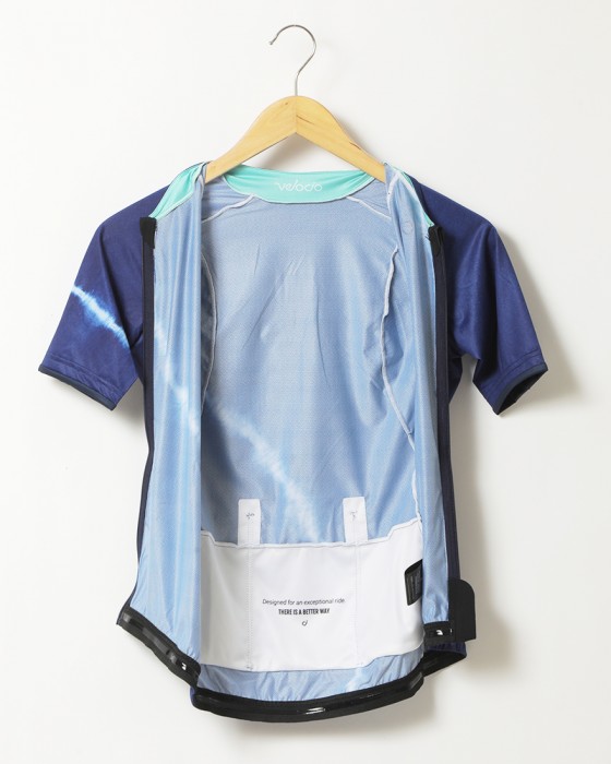 Velocioレディースショートスリーブジャージ【WOMEN'S INDIGO DYE SE JERSEY】11l