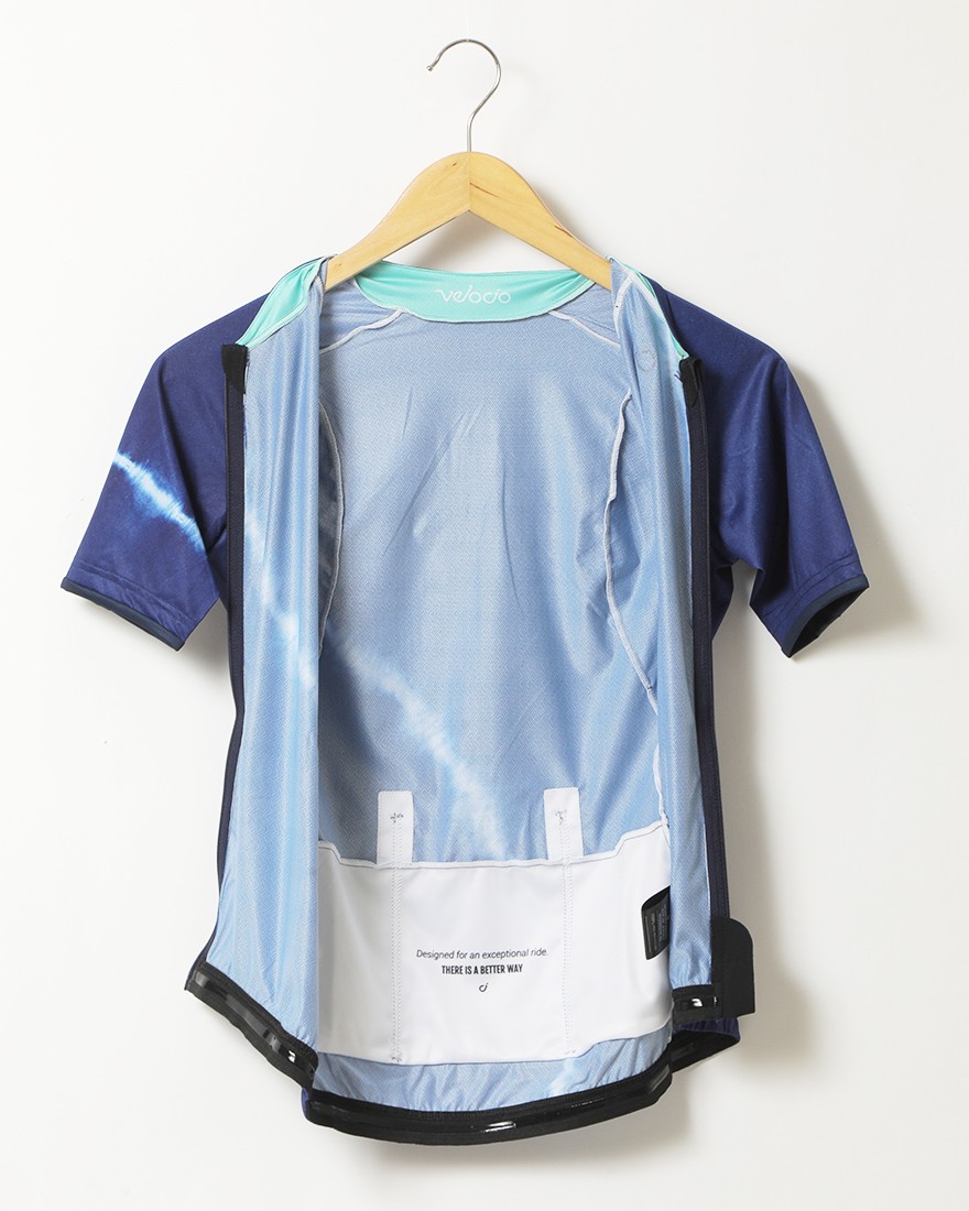 Velocioレディースショートスリーブジャージ【WOMEN'S INDIGO DYE SE JERSEY】11l
