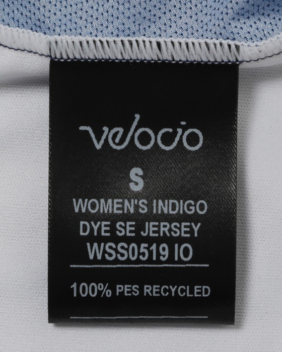 Velocioレディースショートスリーブジャージ【WOMEN'S INDIGO DYE SE JERSEY】17l