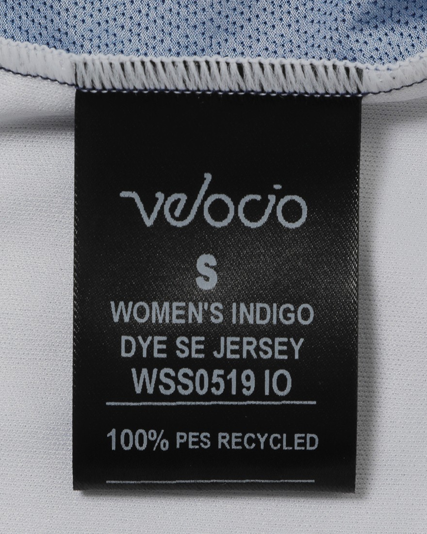 Velocioレディースショートスリーブジャージ【WOMEN'S INDIGO DYE SE JERSEY】17l