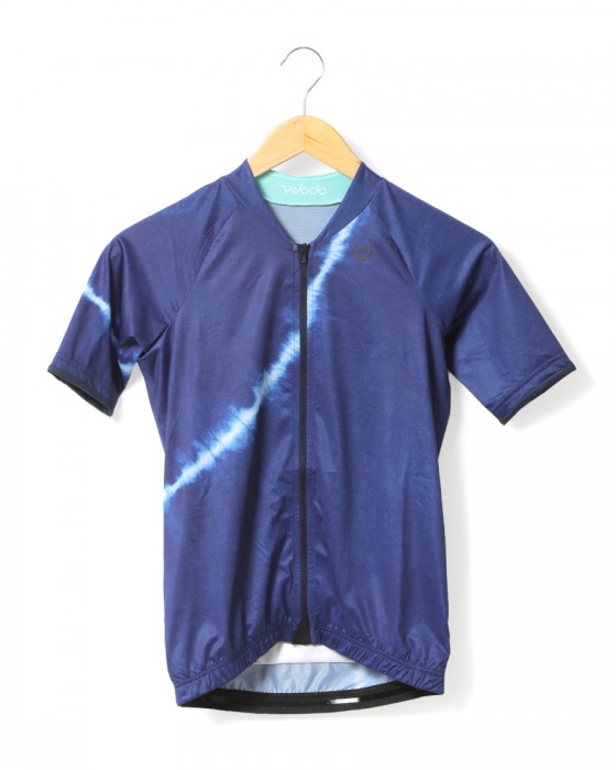 Velocioレディースショートスリーブジャージ【WOMEN'S INDIGO DYE SE JERSEY】c0