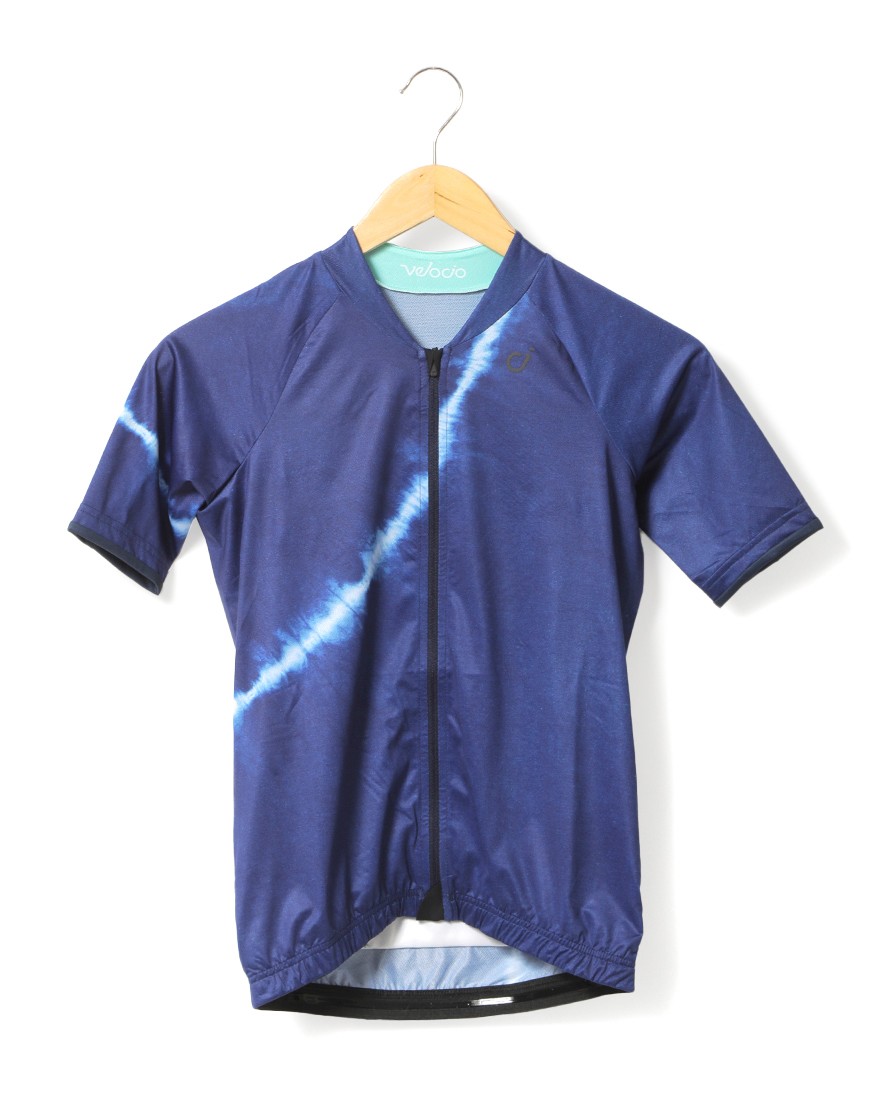 Velocioレディースショートスリーブジャージ【WOMEN'S INDIGO DYE SE JERSEY】c0